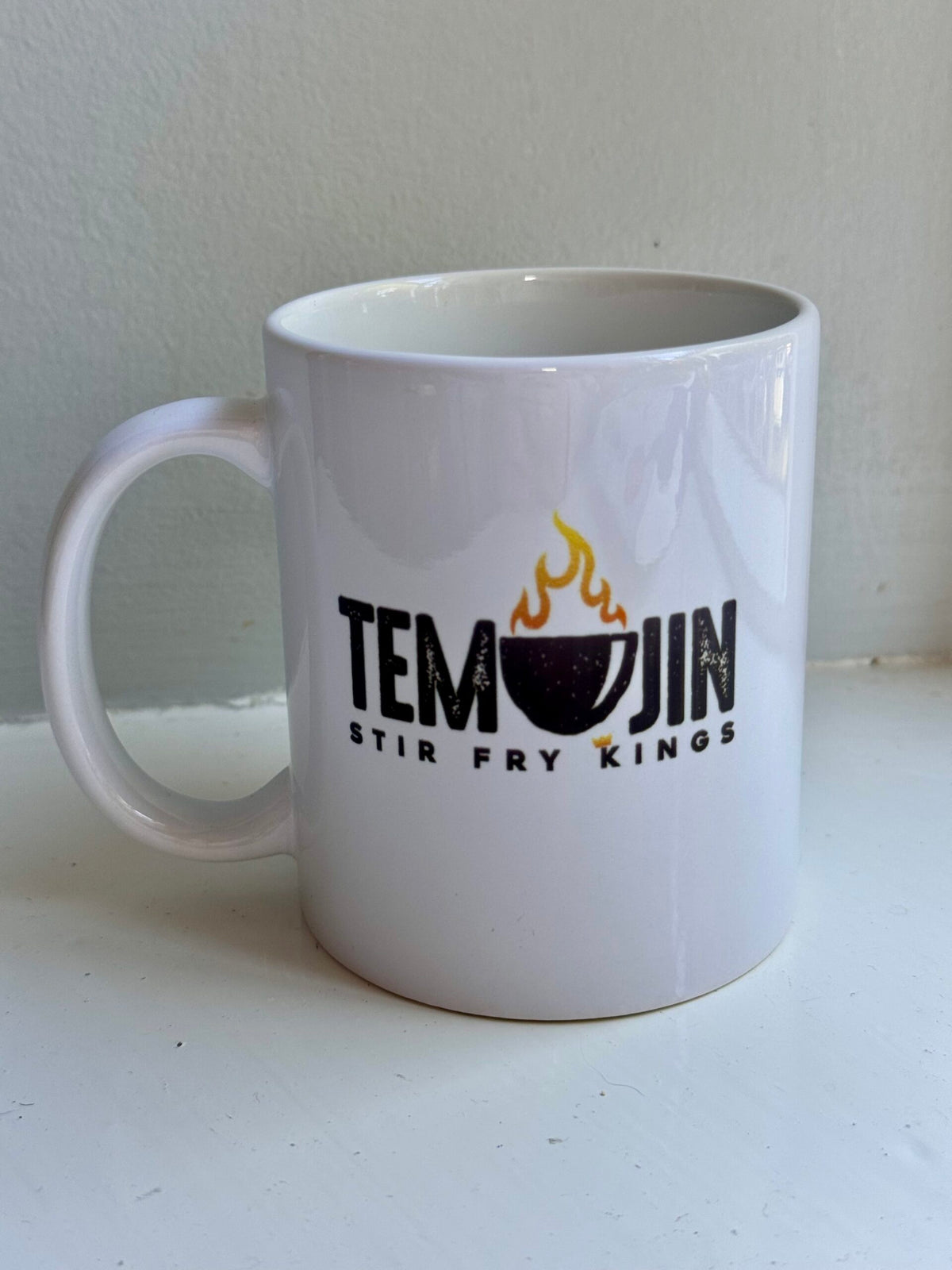 Temujin Logo Mug – White