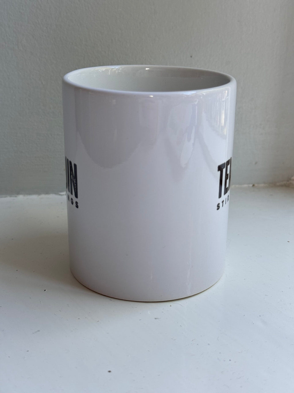 Temujin Logo Mug – White