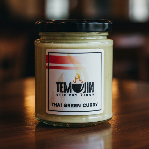 Temujin Thai Green Curry Sauce – 200ml by Temujin