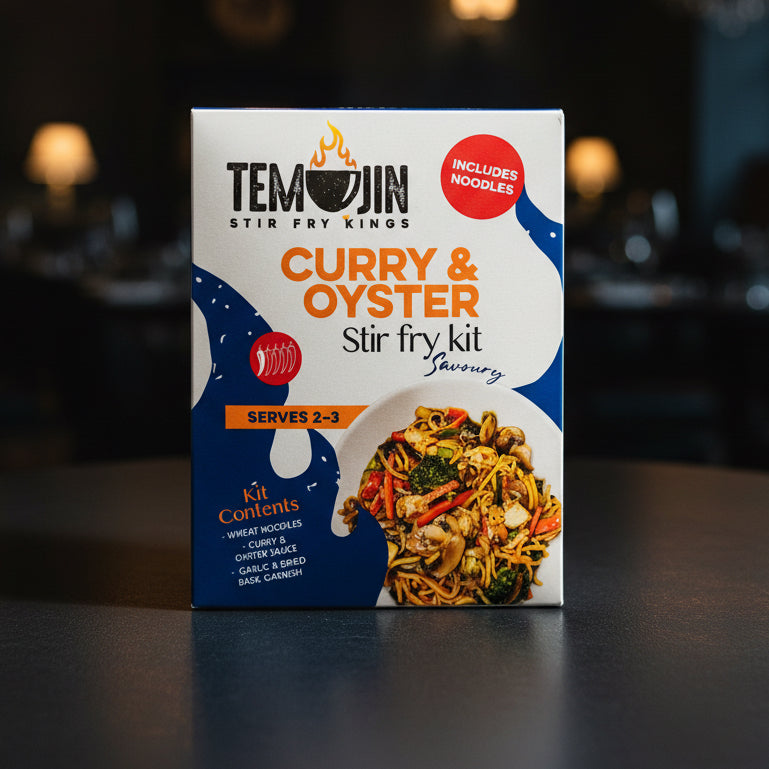 Temujin Curry & Oyster Stir-Fry Kit – Serves 2
