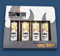 Temujin Oil Set – Sesame, Ginger, Herb, Garlic