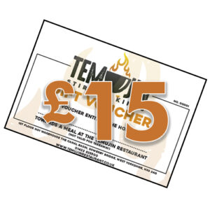 Temujin Gift Voucher - £15