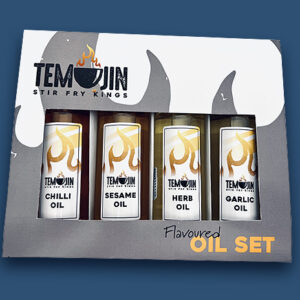 Flavoured Oil Set - Chilli / Sesame / Herb / Garlic