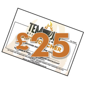 Temujin Gift Voucher - £25